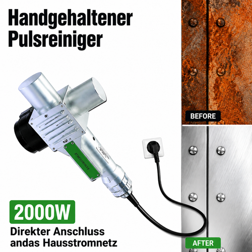 6-in-1 Profi-Impulsreiniger 3000W | Ohne Chemie für jede Steckdose